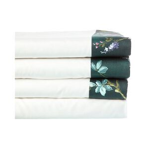 Dea Italian Linens Erika 300 Thread Count Sheet Set, Green